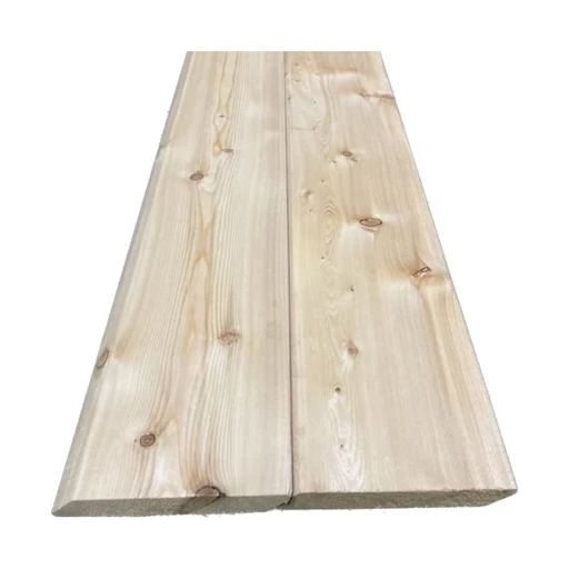 Планкен лиственница скошенный 20*142*3000, сорт ВС (0,426м2)