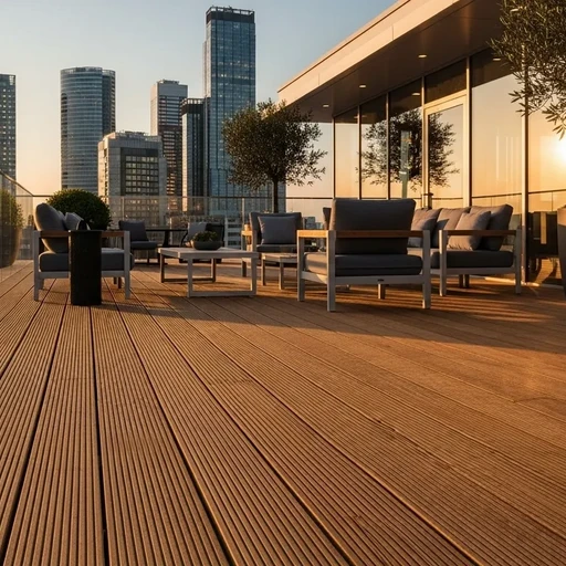 Доска террасная лиственница вельвет 28*190*2000, сорт Э (0,38м2)