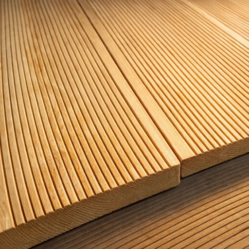 Доска террасная лиственница вельвет 34*190*4000, сорт АВ (0,76м2)