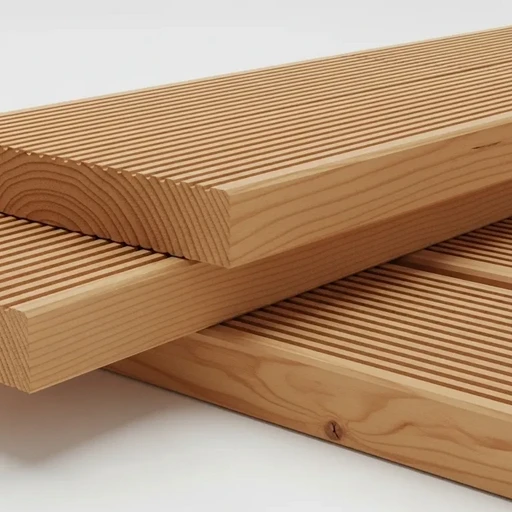 Доска террасная лиственница вельвет 45*120*6000, сорт Э (0,72м2)