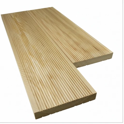 Доска террасная лиственница вельвет 45*190*2500, сорт Прима (0,475м2)